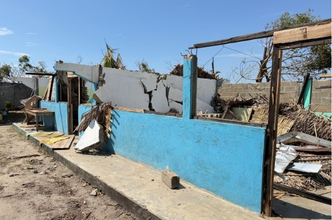 18 schools damaged by the cyclone in Toamasina, Madagascar