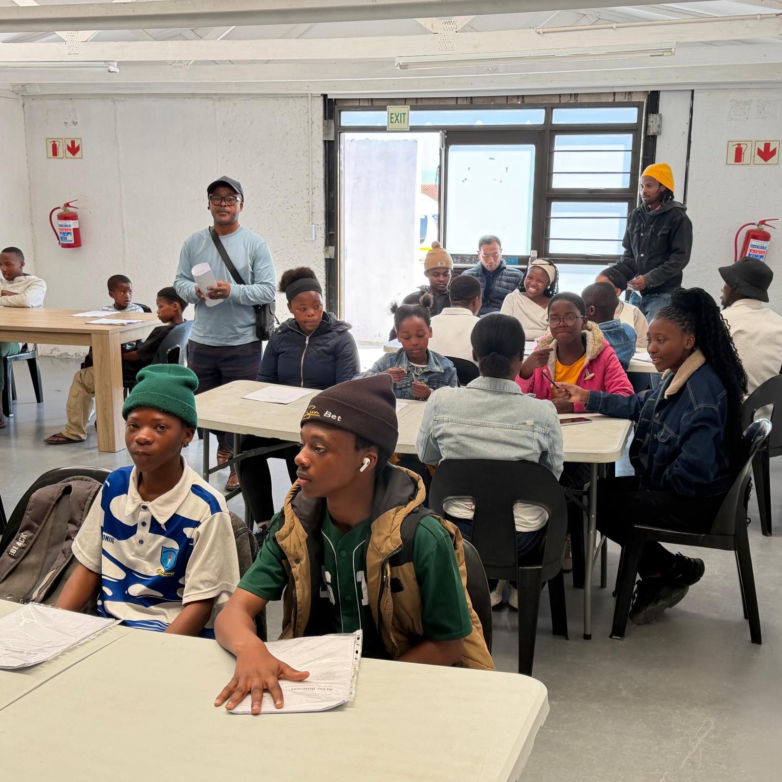 Free mobile dental clinic sponsored by African Leadership in Khayelitsha township of South Africa