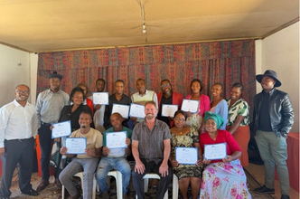 Graduation ceremony for Level 1 Business Basics